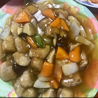 酢豚★豚肉ゴロゴロ、野菜たっぷり！